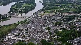 L'île Saint-Jean (en haut à gauche).