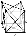 Orthorhombique à faces centrées (γ)