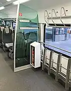 Espace vélos.