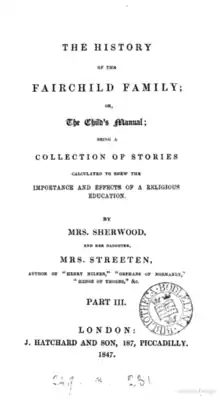 Page de couverture d'un roman du XIXe siècle.