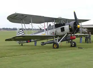 Swordfish armé d’une torpille aérienne