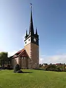 L'église Saint-Jacques de Fambach (de).
