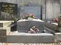 La tombe de Maurice Mollard au cimetière d’Aix-les-Bains.
