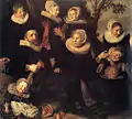 Portrait de famille dans un paysage, v.1620, huile sur toile, 151&nbsp;x 163,6&nbsp;cm (Vicomte Boyne, Bridgnorth - Shropshire).