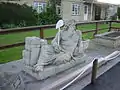 Father Thames, vers 1853, St John's Lock, Lechlade.
