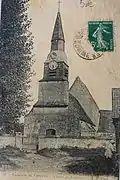 L'église au début du xxe&nbsp;siècle.