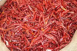 Piment rouge séché de Kabylie.