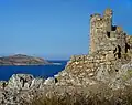 Les ruines du mur nord