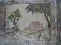Peinture d'un château