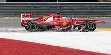 Photo de Fernando Alonso en Malaisie en 2013