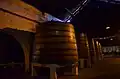 Foudres en bois de chêne de 72 875 litres.
