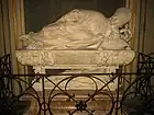 Gisant et transi de Ferry Carondelet dans la cathédrale Saint-Jean de Besançon.