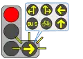 Figure 5 (les traits autour du feu signifient qu'il clignote).