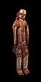 Figure marionnette(cuir et pigment)