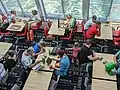 Cafeteria Satama sur le pont 8 arrière.