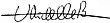 Signature de Michelle Bachelet