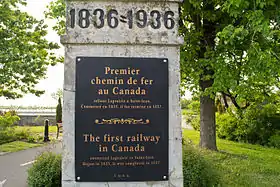illustration de Chemin de fer Champlain et Saint-Laurent