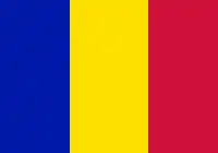 Drapeau civil d'Andorre.