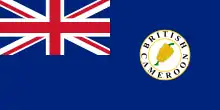 Drapeau du Cameroun (1922-1961).