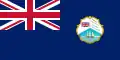Drapeau du Honduras britannique (1919-1981).