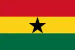 Drapeau du Ghana.