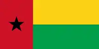 Drapeau de la Guinée-Bissau.