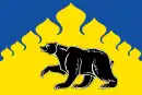 Drapeau de Raïon de Medvejiegorsk / Karhumäki