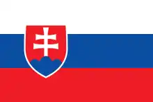 Drapeau de la Slovaquie