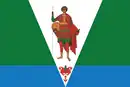 Drapeau de Raïon de Verkhniaïa Toïma