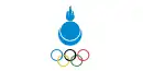 Drapeau du Comité national olympique de Mongolie