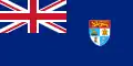 Drapeau des îles Salomon (1966-1977).