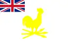 Drapeau du royaume de Tamatave de 1822 à 1826.