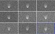 Mosaïque de vues radar du centre Goldstone le 29 août 2017
