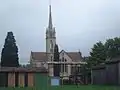 Vue sud de l'église (août&nbsp;2008)