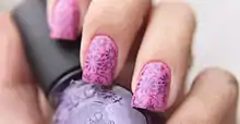 Un exemple de nail art