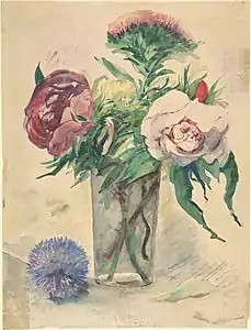 Fleurs dans un vase (entre 1884 et 1904, New York, Metropolitan Museum of Art)