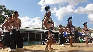Danseurs polynésiens