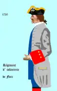 Uniforme de 1720 à 1733