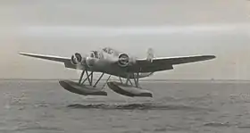 Vue de l'avion.