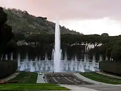 La fontaine de l'Exèdre