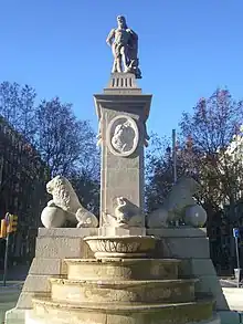 Fontaine d'Hercule, à Barcelone.