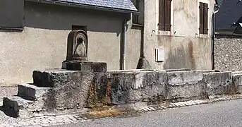 Une des fontaines.