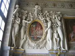 Apelle peignant Alexandre et Canpaspe,Abel de Pujol, XIXe siècle.