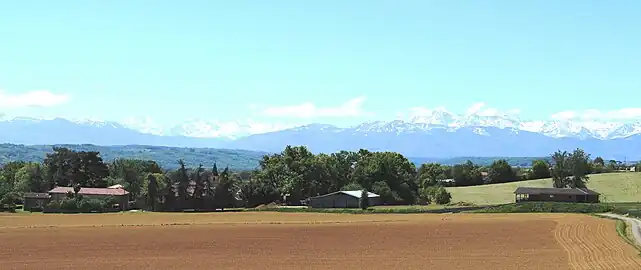 Vue en été.