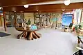 L'intérieur du pavillon