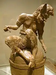 Le Faune, œuvre du faussaire Shaun Greenhalgh (XXe siècle)