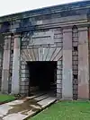 Détail de l'entrée de Fort Morgan en 2008.