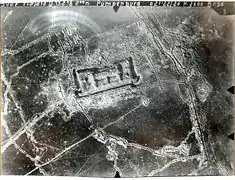 Vue aérienne de 1918.