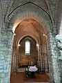 Transept, vue sud-nord.