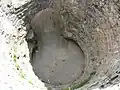 L'un des fours, vue de haut.